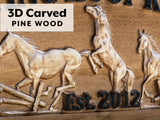 Horse Ranch Name Sign