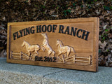 Horse Ranch Name Sign