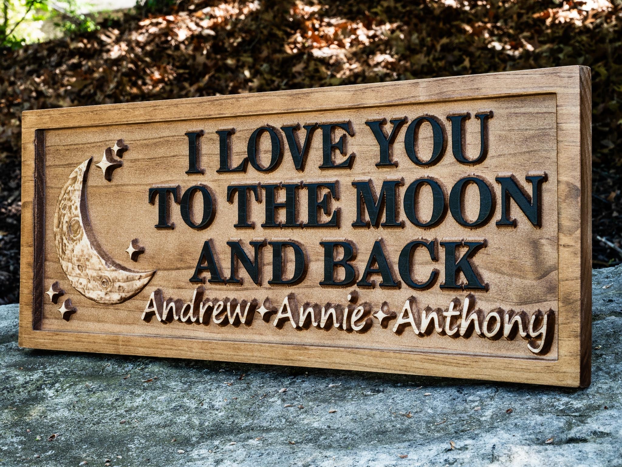 Custom I Love You Names Sign