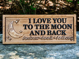 Custom I Love You Names Sign