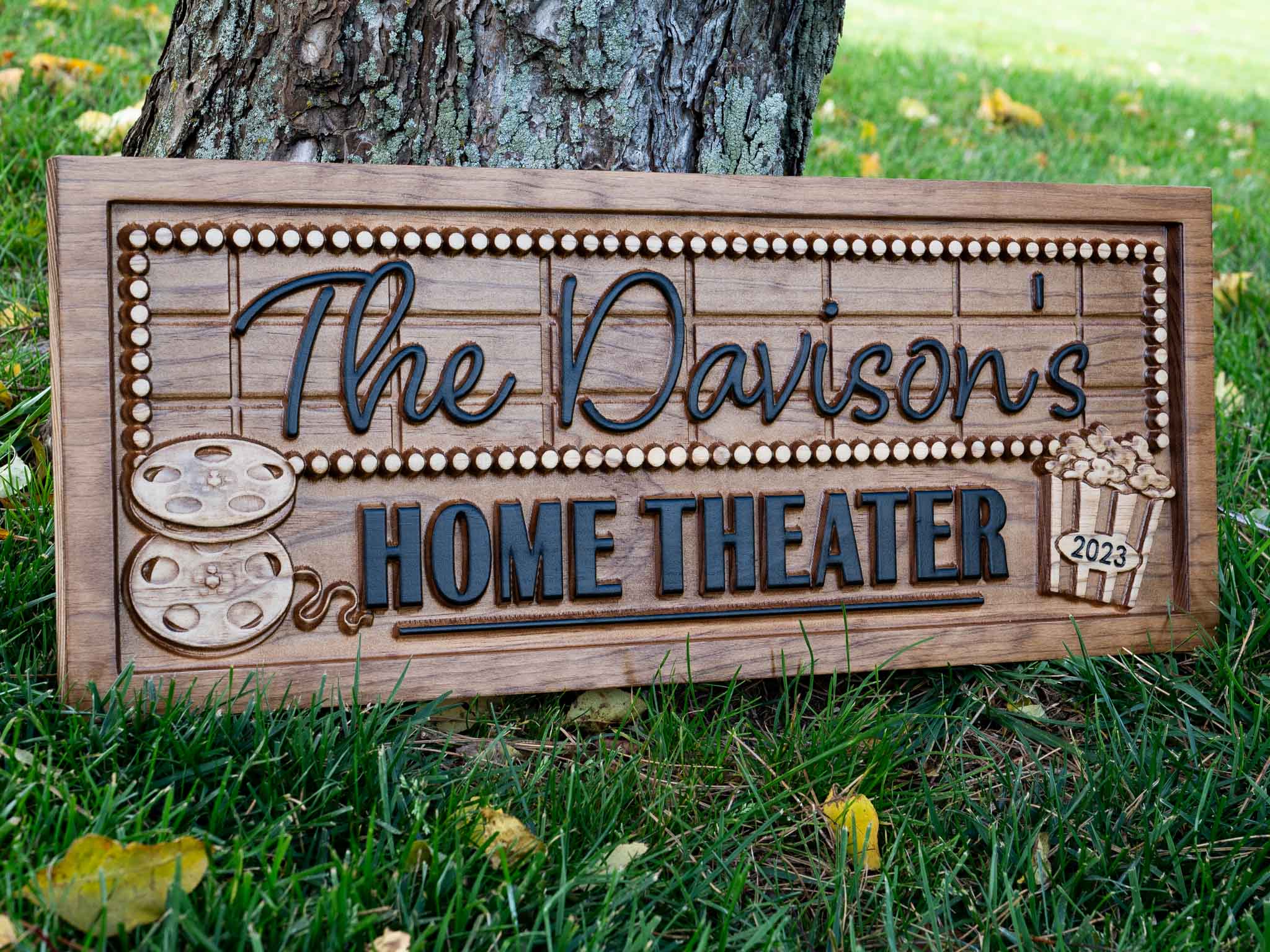 Custom Movie Room Name Sign